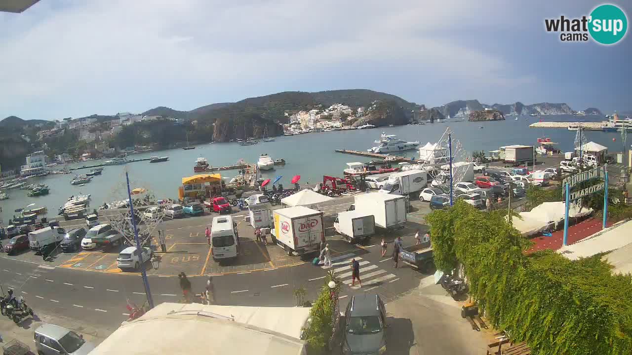 Pristanišče Ponza spletna kamera – Otok Ponza