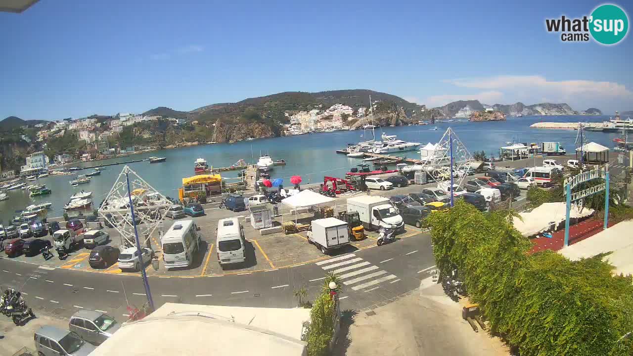 Insel Ponza Hafen webcam – Italien