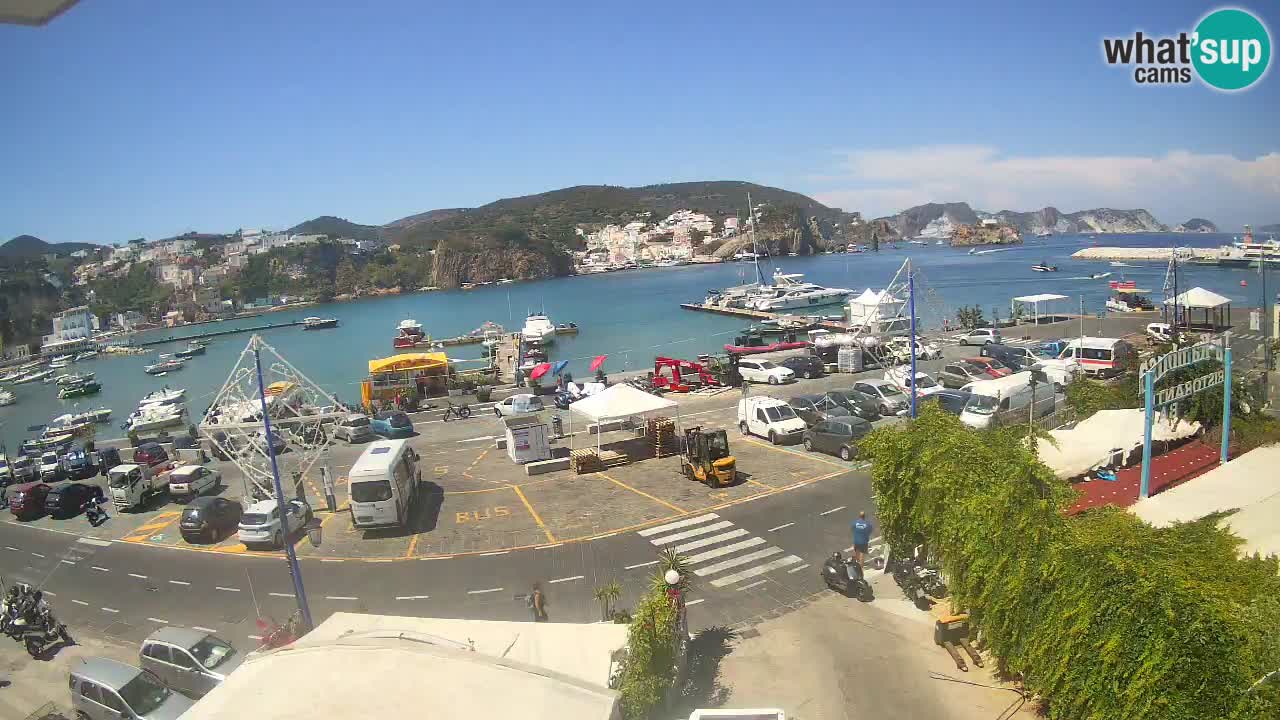 Ponza port webcam – Island of Ponza