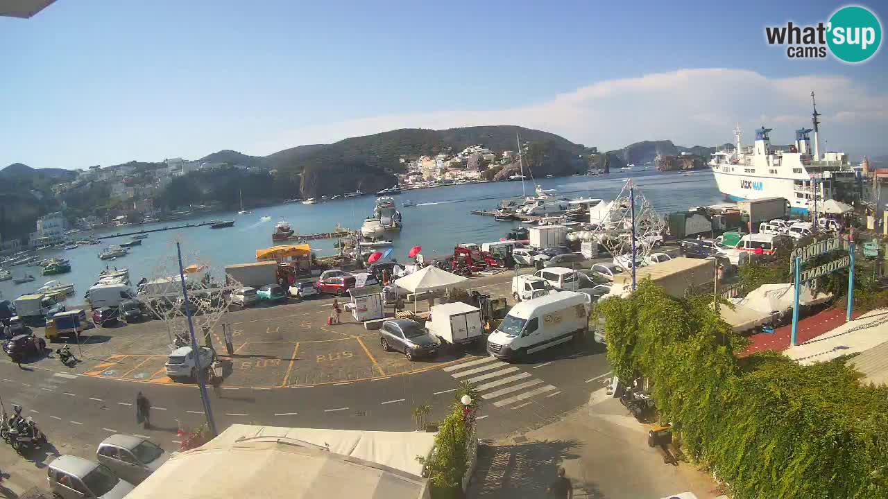 Insel Ponza Hafen webcam – Italien