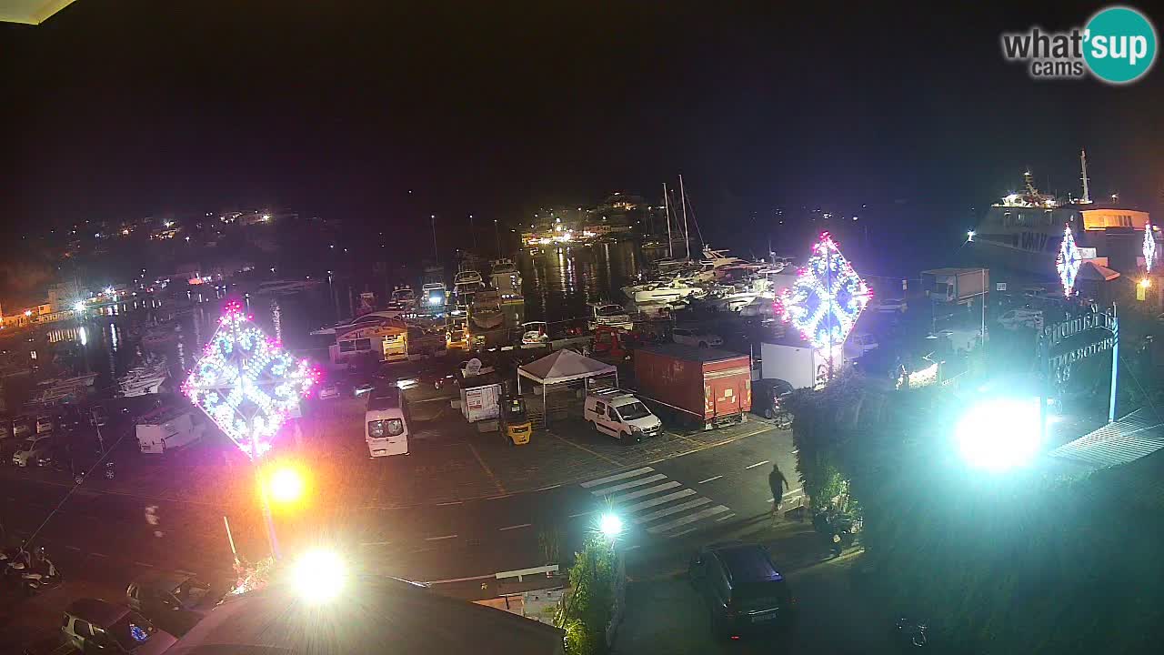 Insel Ponza Hafen webcam – Italien