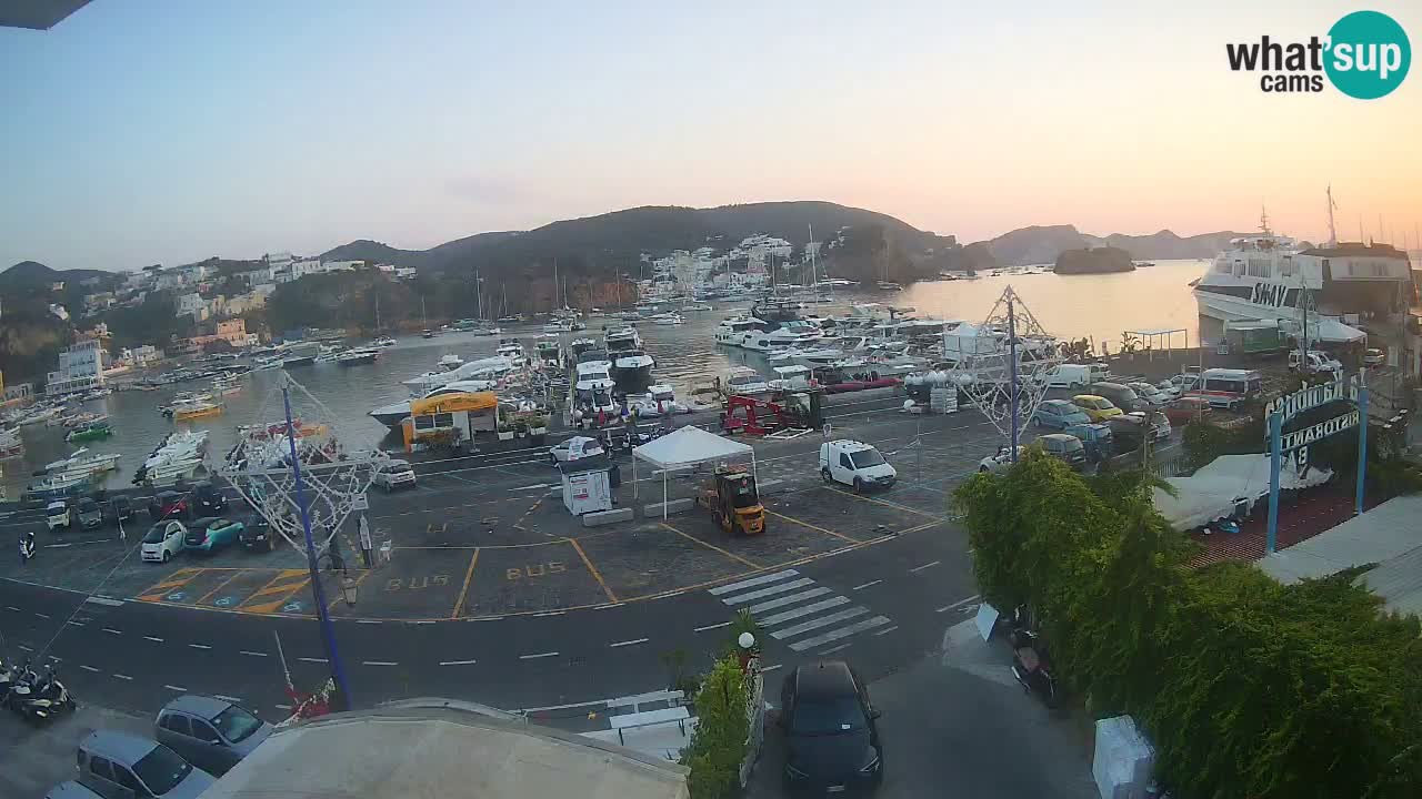 Webcam du port de Ponza – Île de Ponza