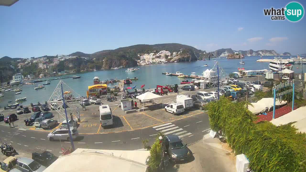 Insel Ponza Hafen webcam – Italien