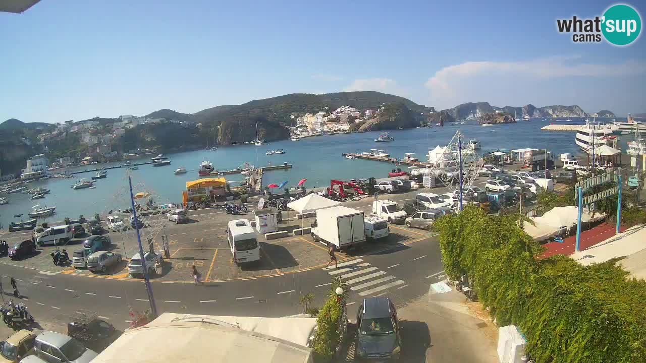 Insel Ponza Hafen webcam – Italien