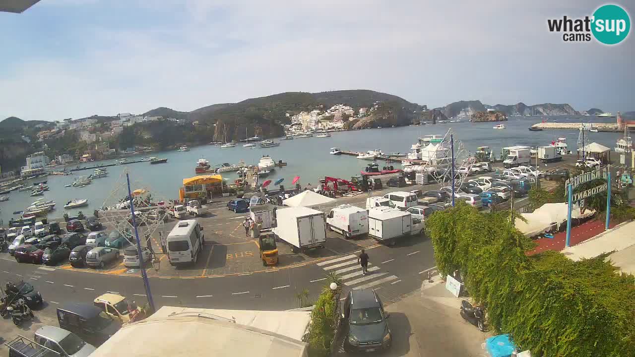 Pristanišče Ponza spletna kamera – Otok Ponza