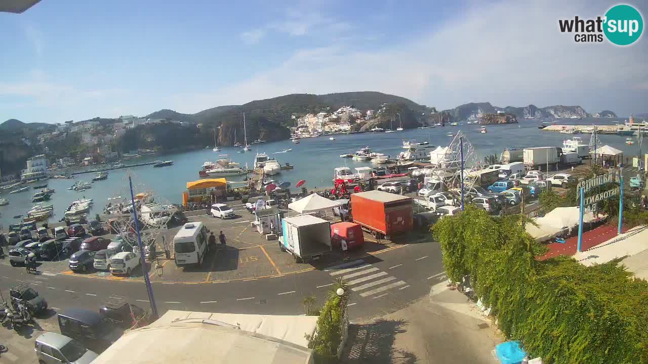 Insel Ponza Hafen webcam – Italien