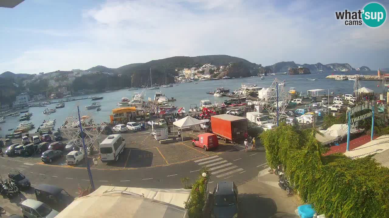 Insel Ponza Hafen webcam – Italien