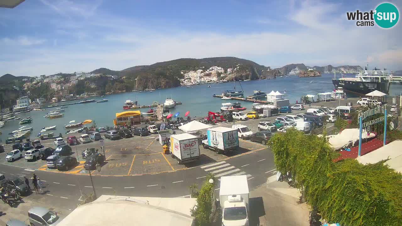 Pristanišče Ponza spletna kamera – Otok Ponza