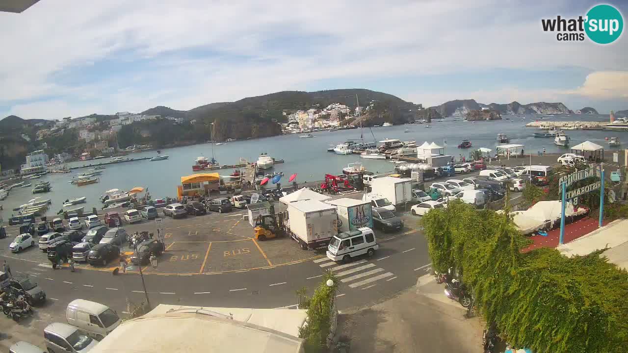 Insel Ponza Hafen webcam – Italien