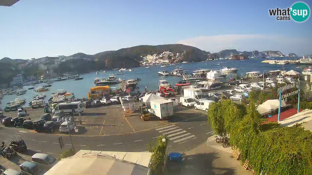 Webcam du port de Ponza – Île de Ponza