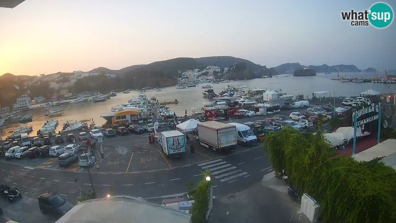 Ponza port webcam – Island of Ponza