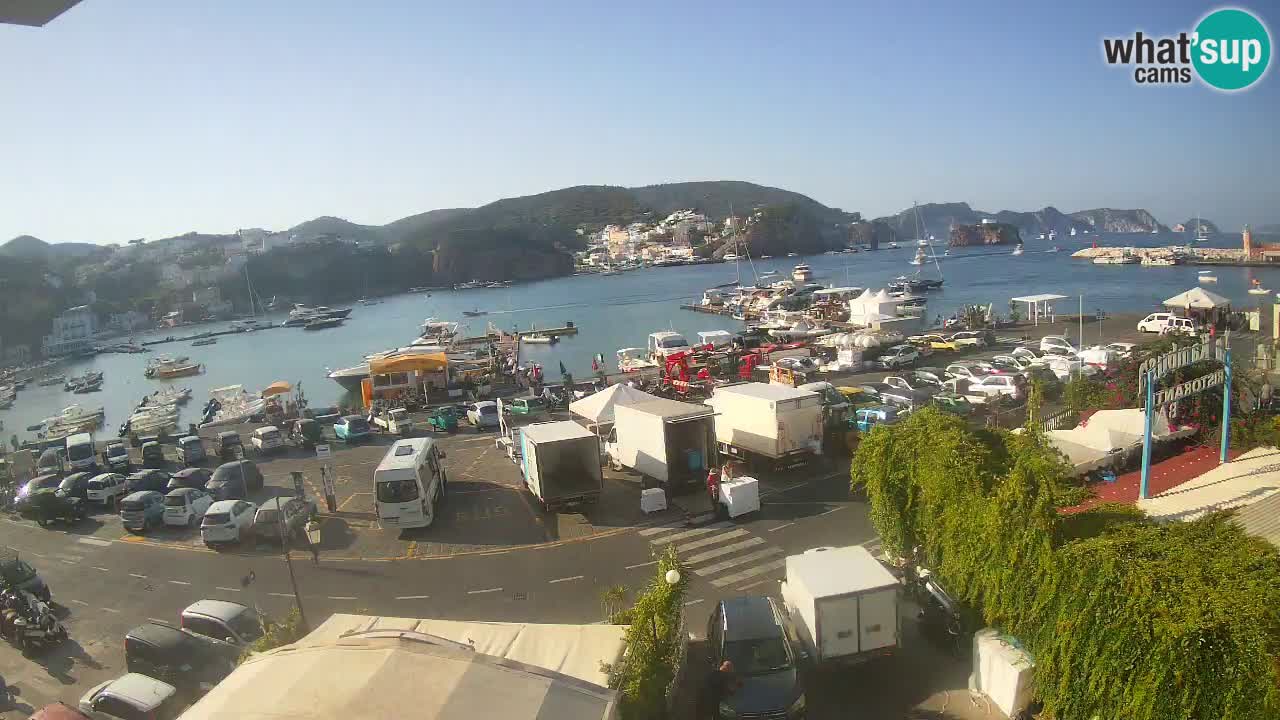 Ponza port webcam – Island of Ponza