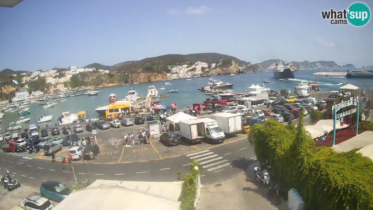 Webcam du port de Ponza – Île de Ponza