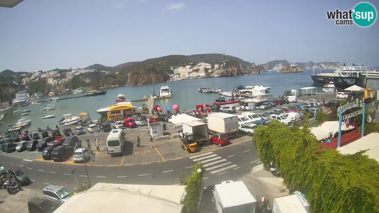 Webcam du port de Ponza – Île de Ponza