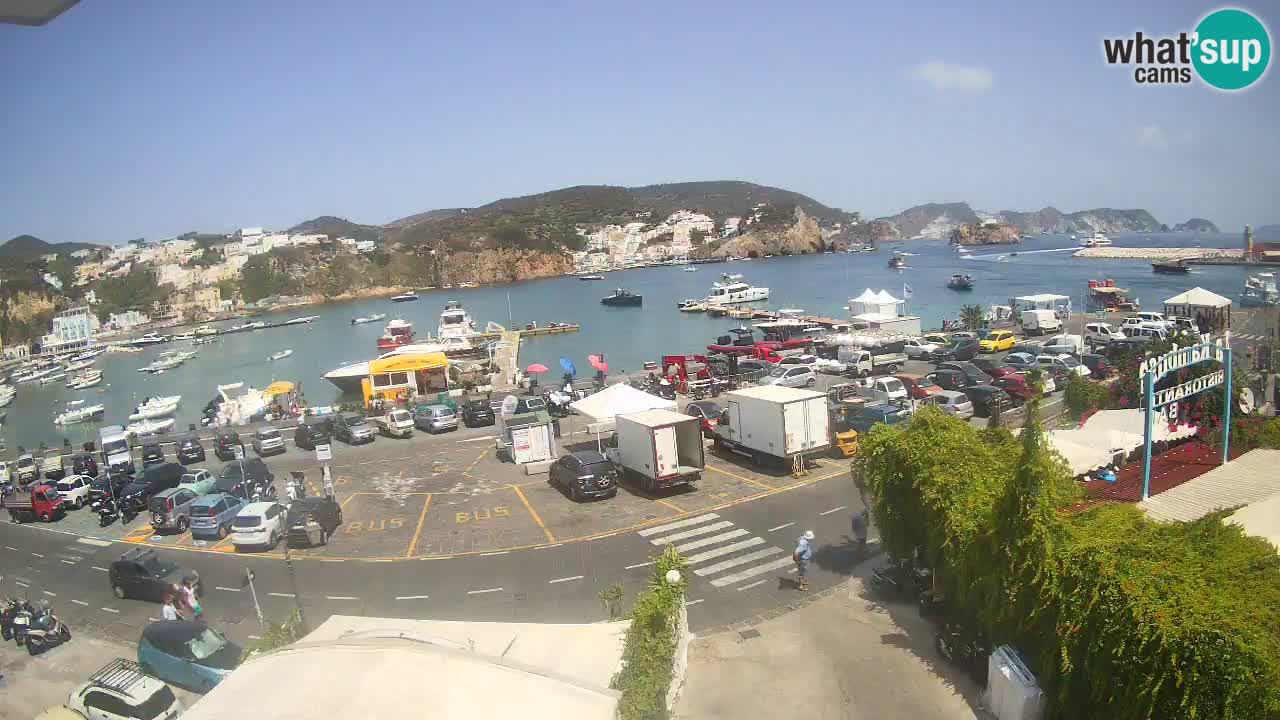 Insel Ponza Hafen webcam – Italien