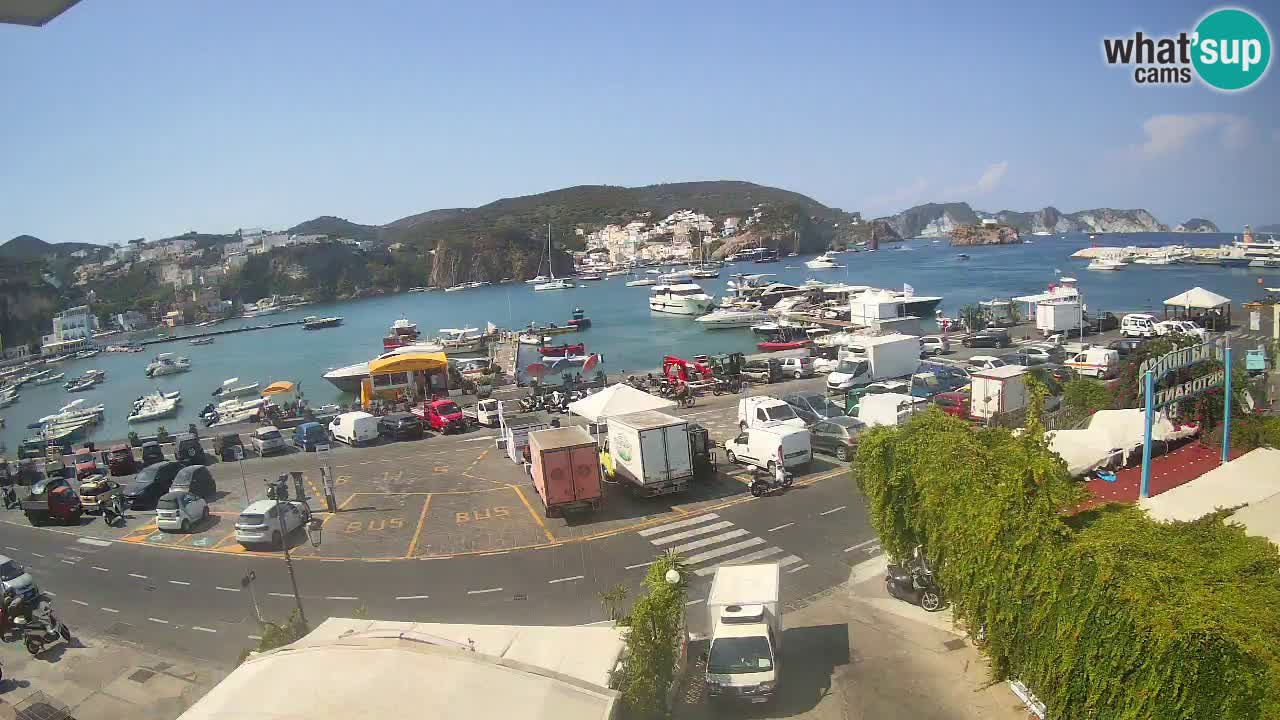 Insel Ponza Hafen webcam – Italien