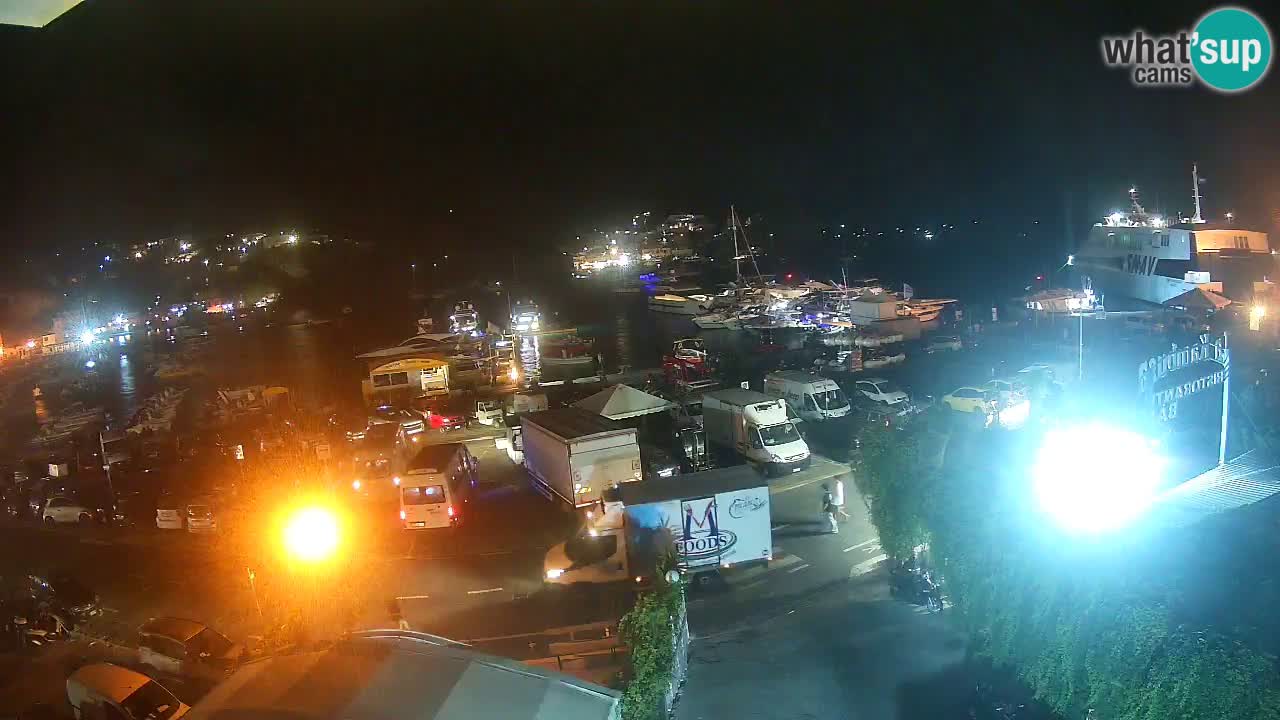 Insel Ponza Hafen webcam – Italien