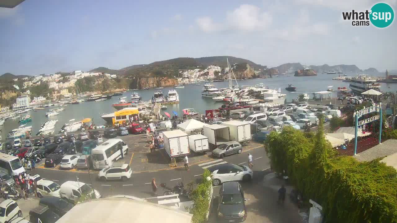 Insel Ponza Hafen webcam – Italien