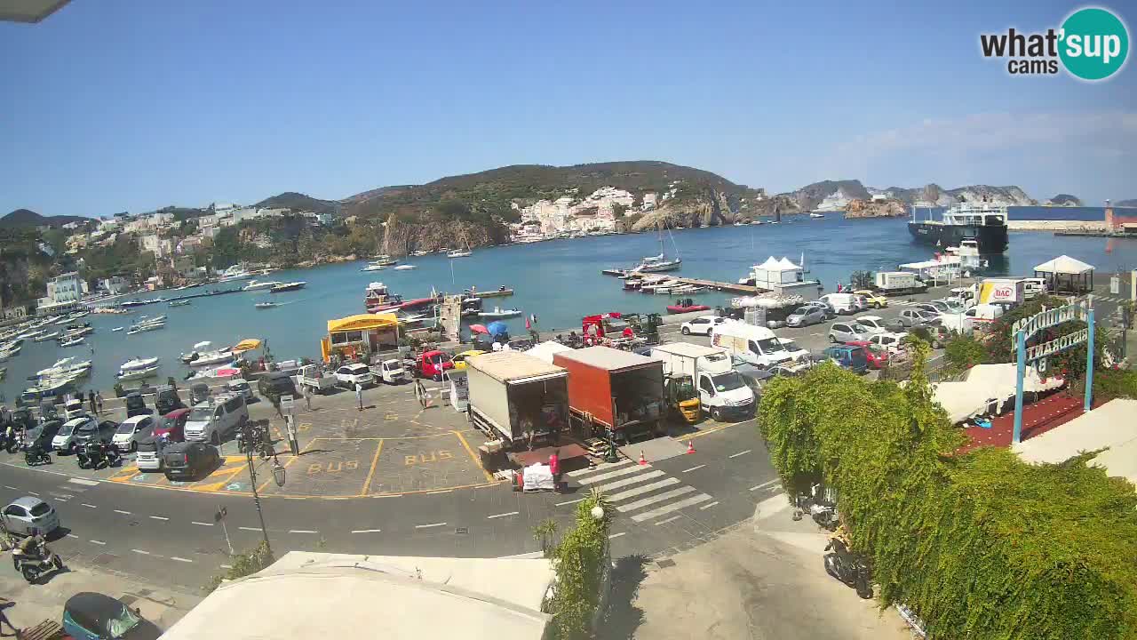 Webcam du port de Ponza – Île de Ponza