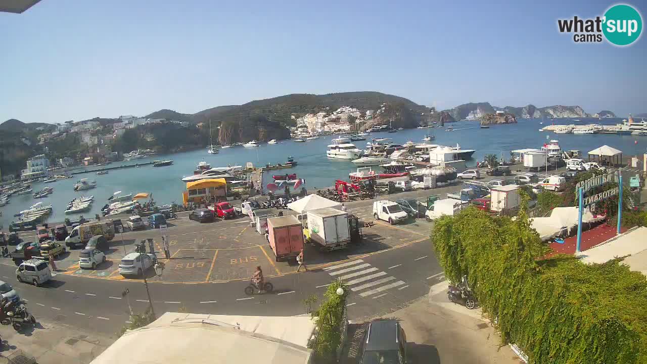 Ponza port webcam – Island of Ponza