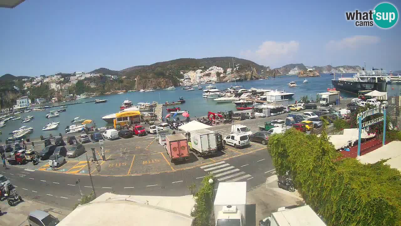Ponza port webcam – Island of Ponza
