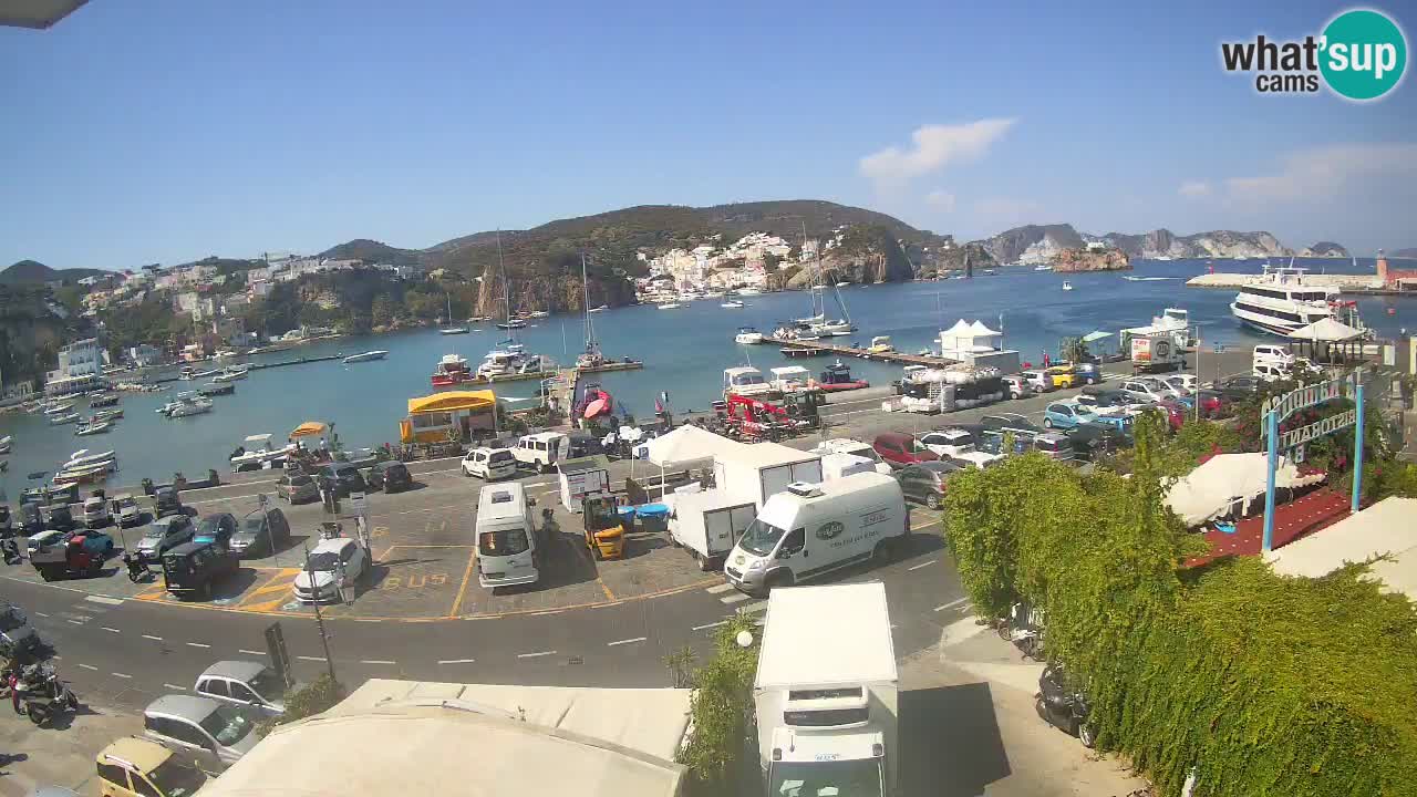 Insel Ponza Hafen webcam – Italien