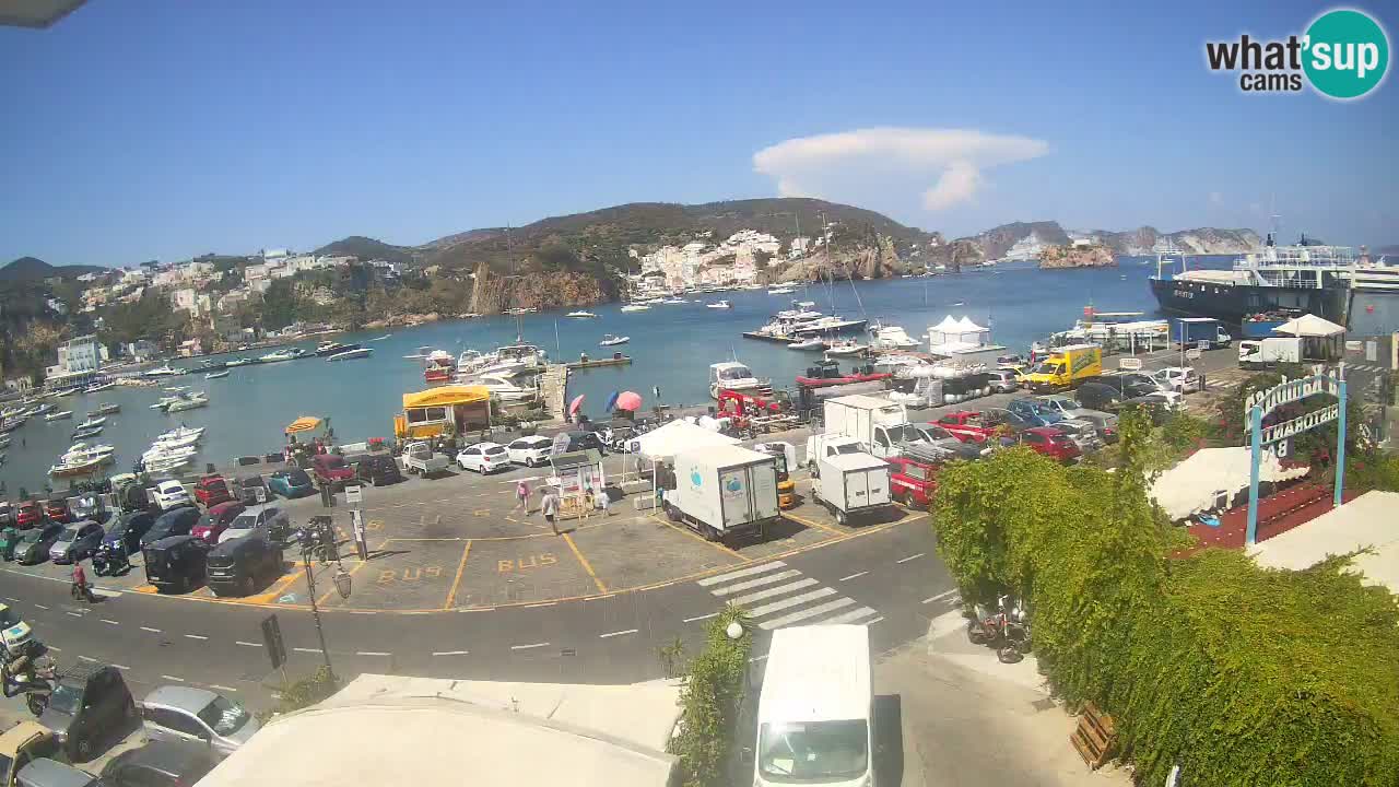 Webcam du port de Ponza – Île de Ponza