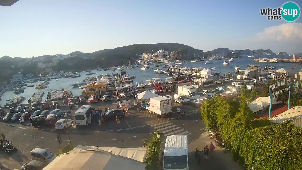Webcam du port de Ponza – Île de Ponza