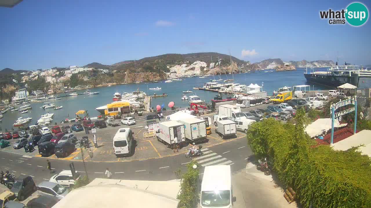 Webcam du port de Ponza – Île de Ponza