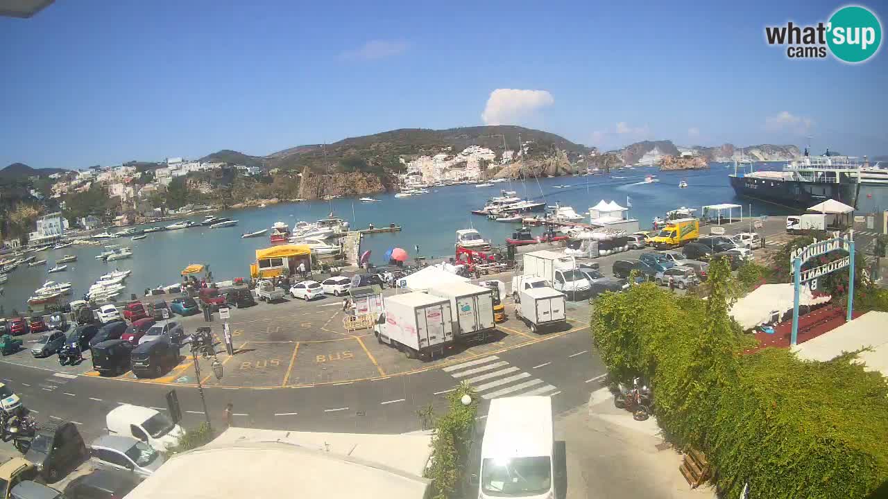 Insel Ponza Hafen webcam – Italien