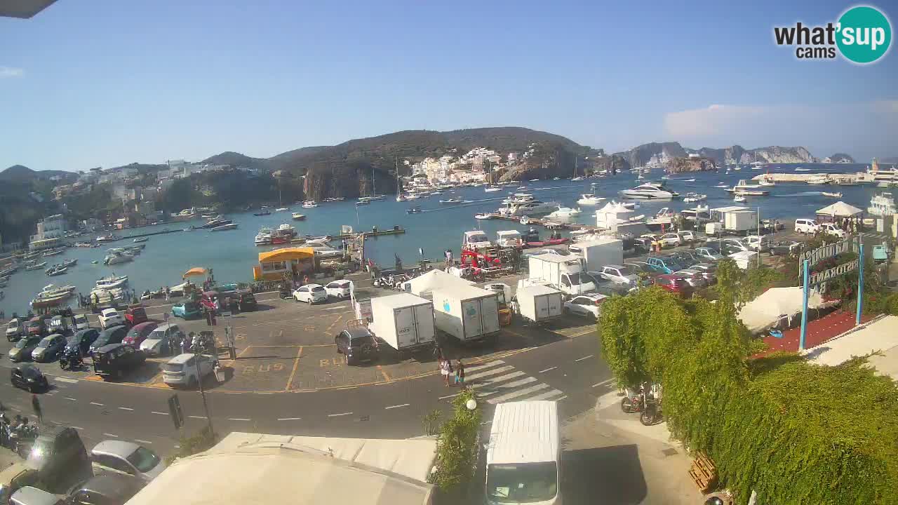 Insel Ponza Hafen webcam – Italien