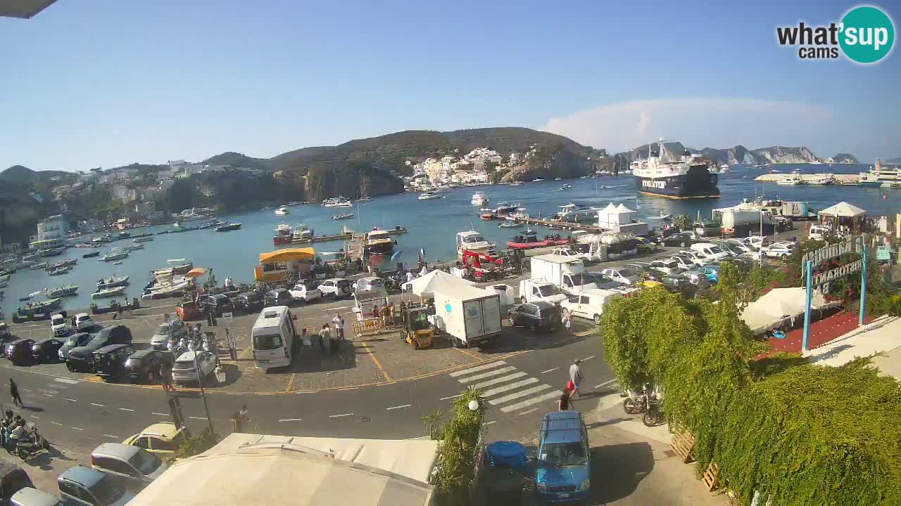 Webcam du port de Ponza – Île de Ponza