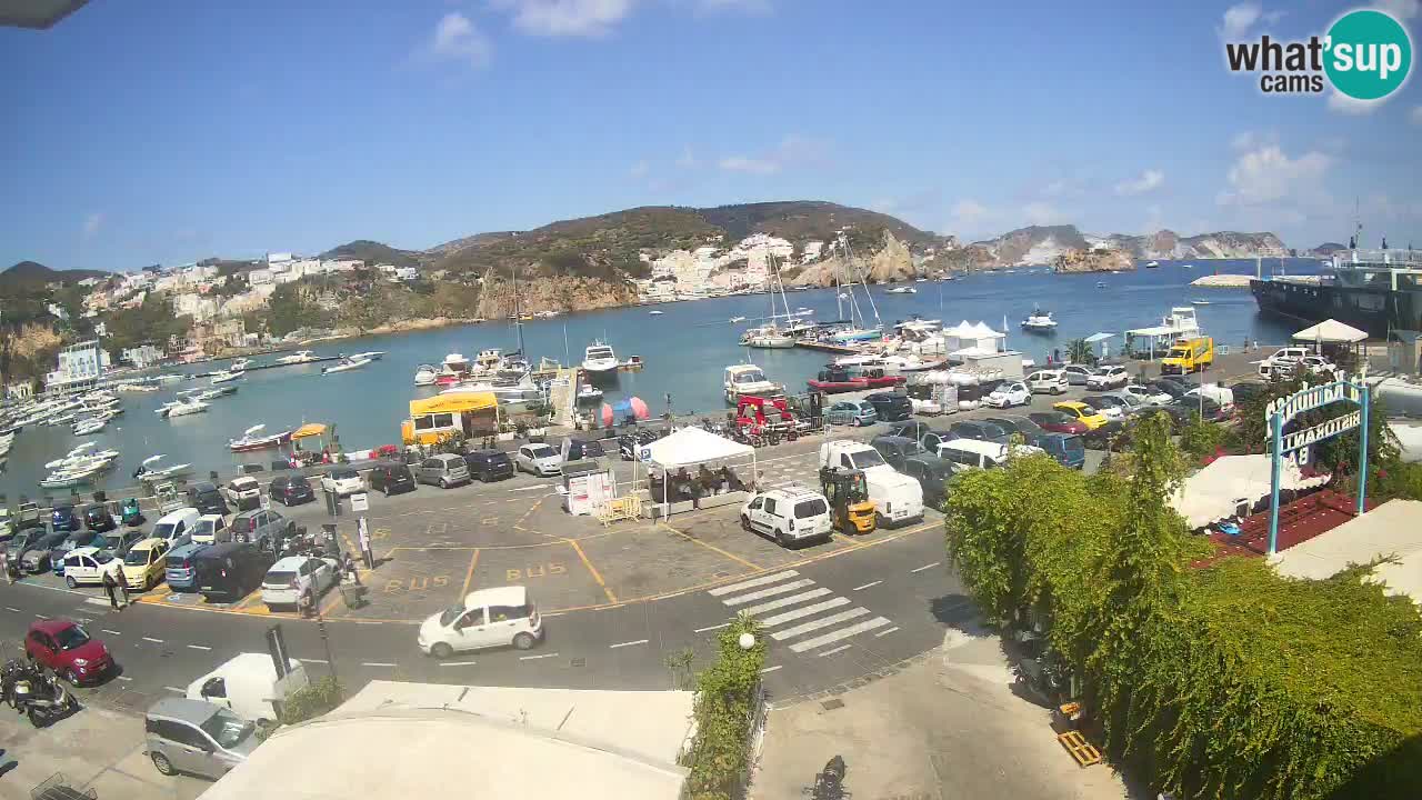 Insel Ponza Hafen webcam – Italien