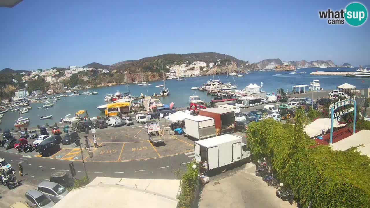Insel Ponza Hafen webcam – Italien