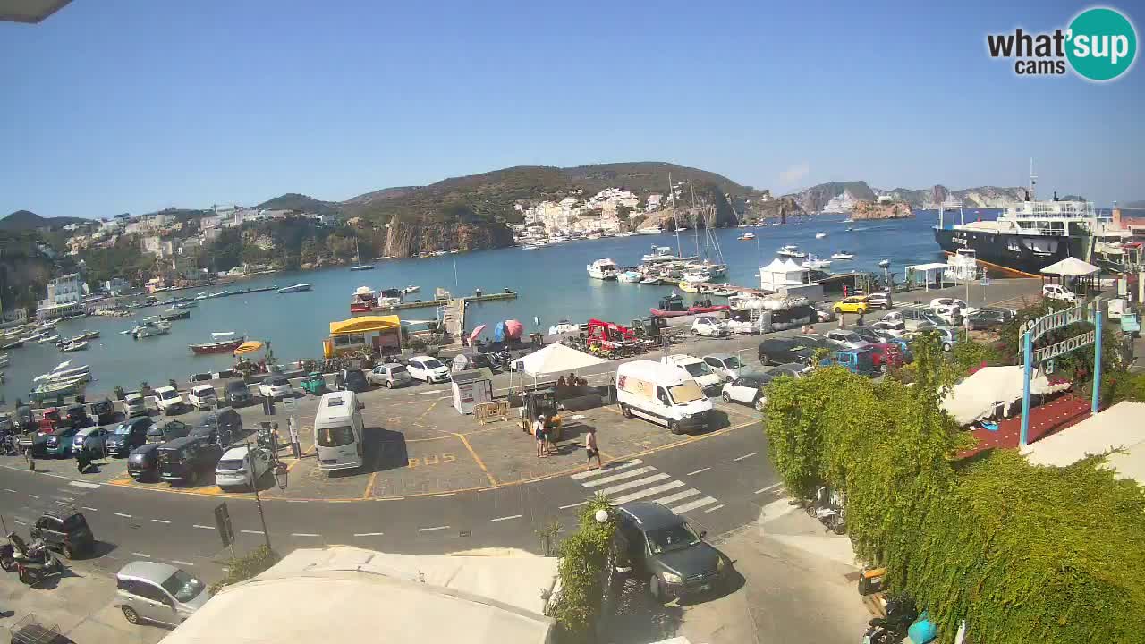 Insel Ponza Hafen webcam – Italien