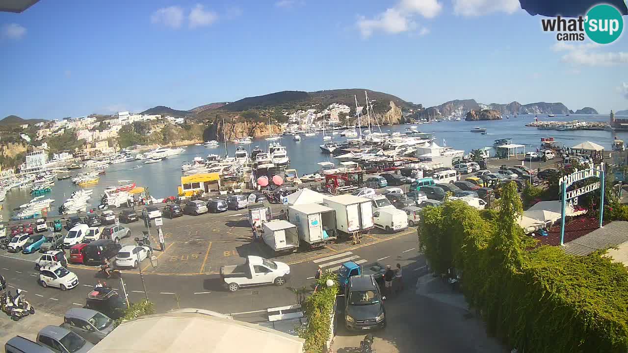 Insel Ponza Hafen webcam – Italien