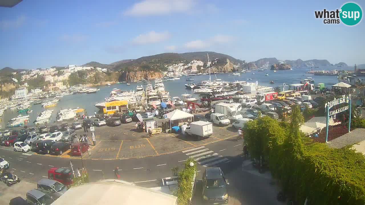 Insel Ponza Hafen webcam – Italien
