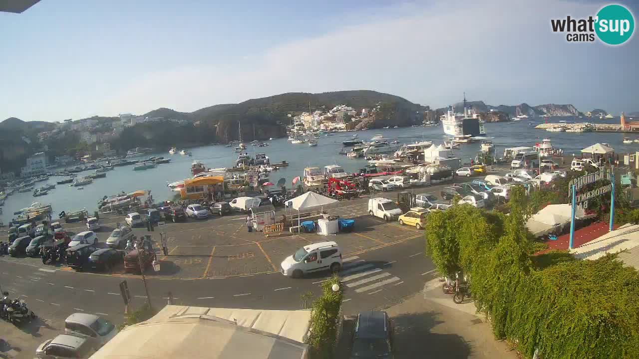 Insel Ponza Hafen webcam – Italien