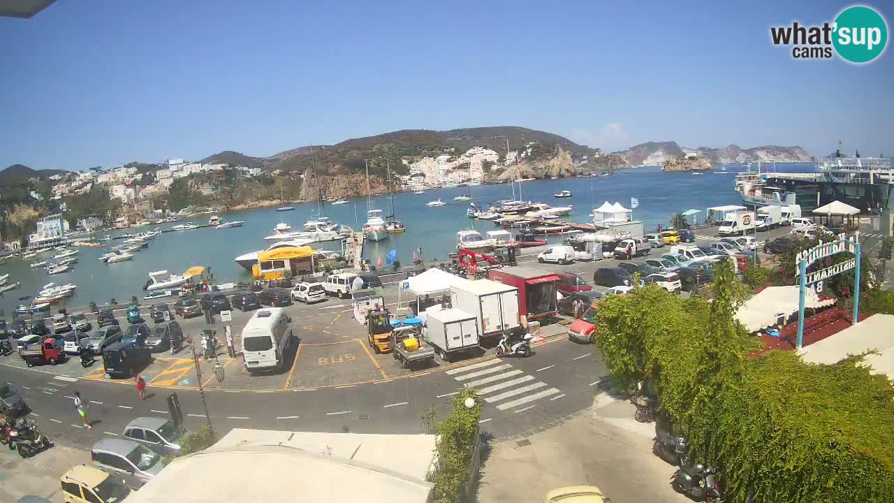 Ponza port webcam – Island of Ponza