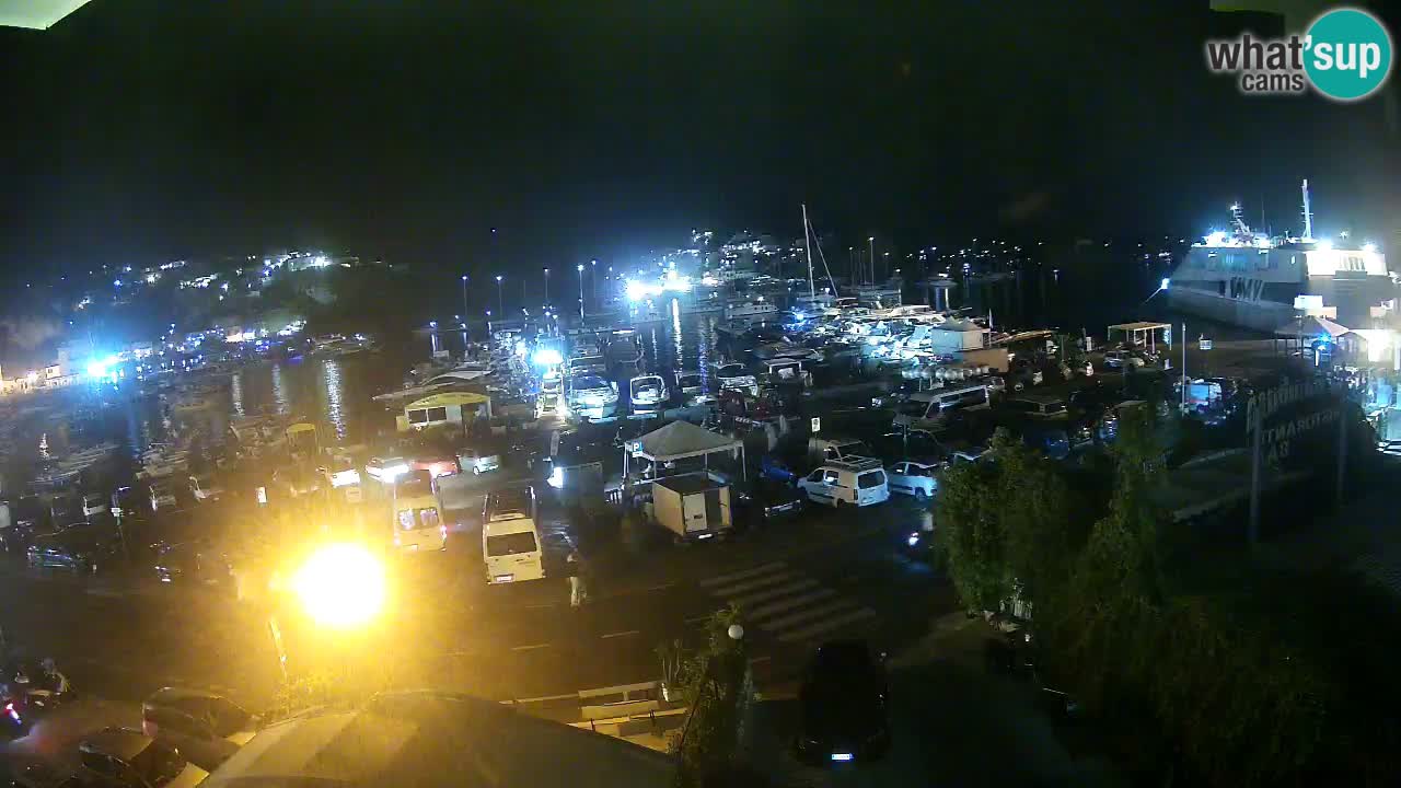 Insel Ponza Hafen webcam – Italien