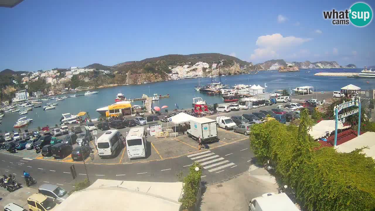 Insel Ponza Hafen webcam – Italien