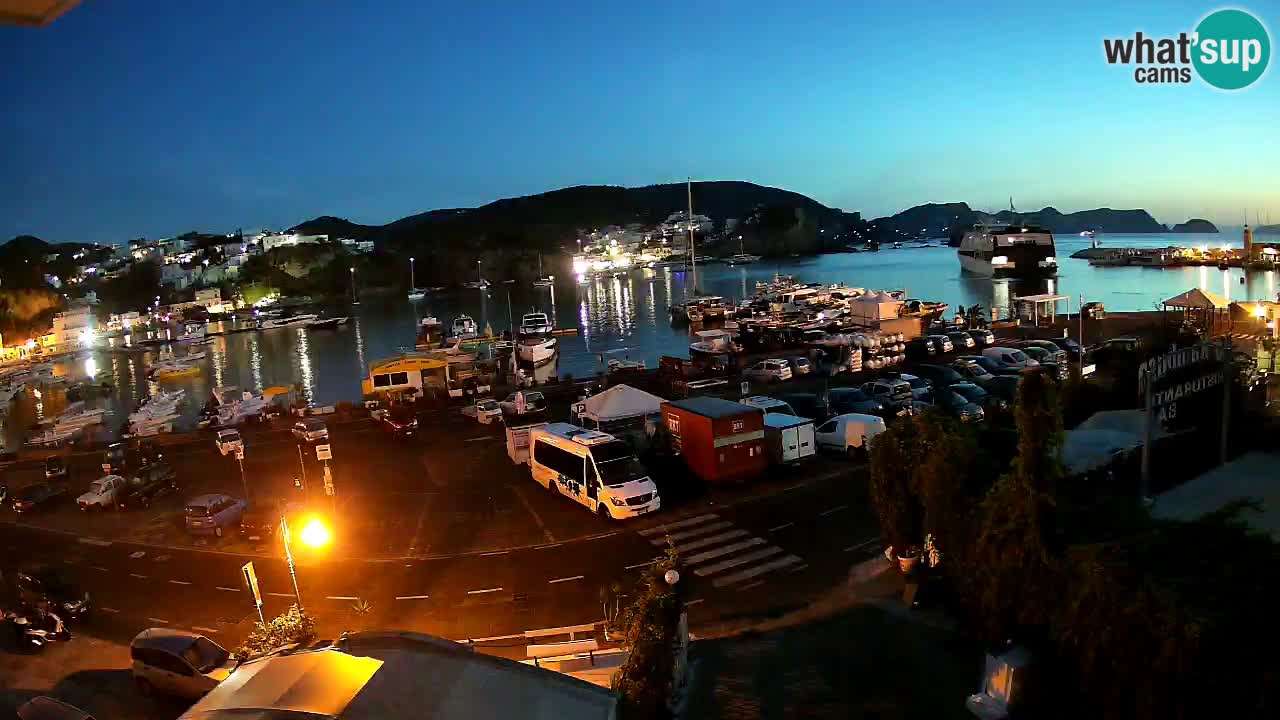 Webcam du port de Ponza – Île de Ponza