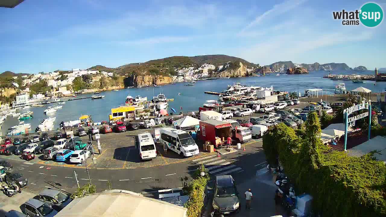 Pristanišče Ponza spletna kamera – Otok Ponza