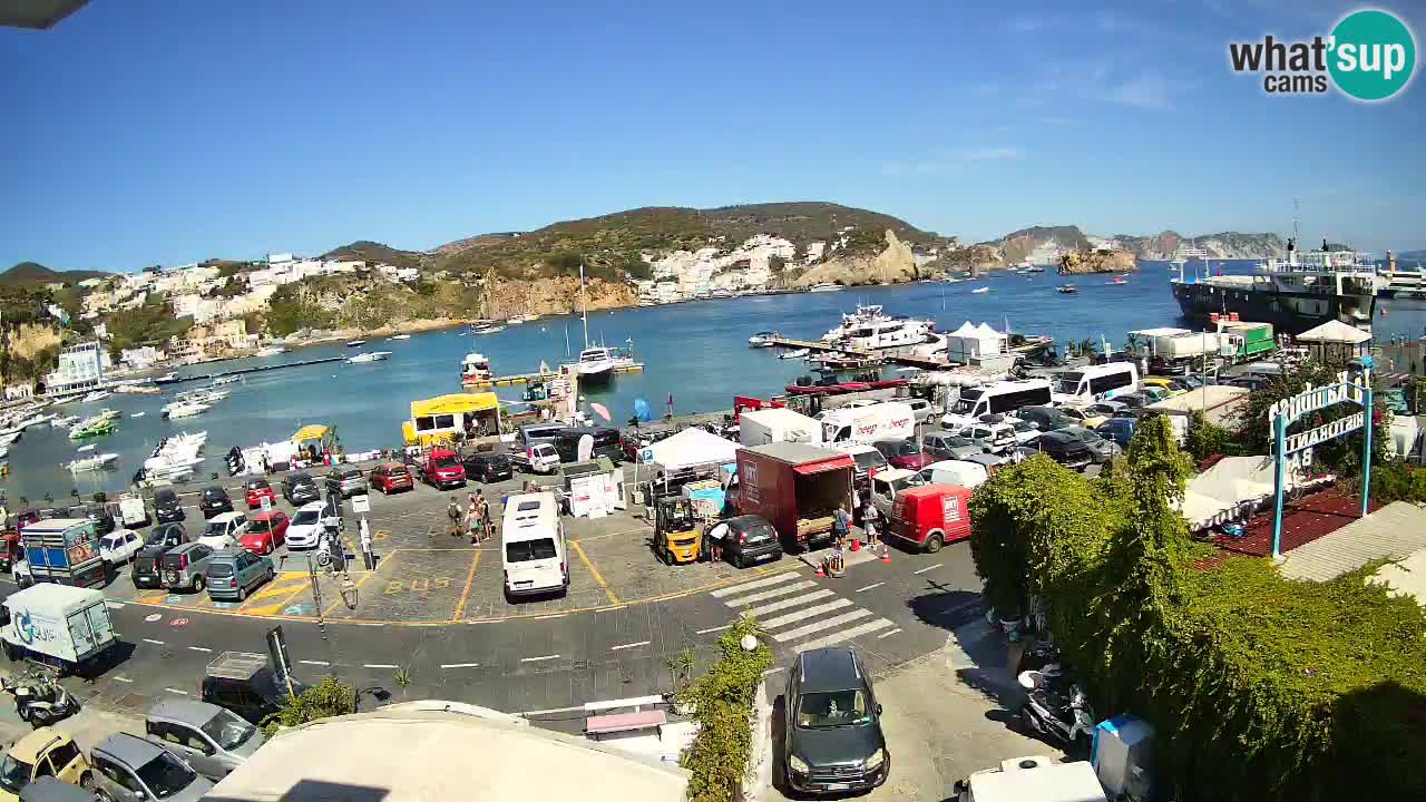 Insel Ponza Hafen webcam – Italien