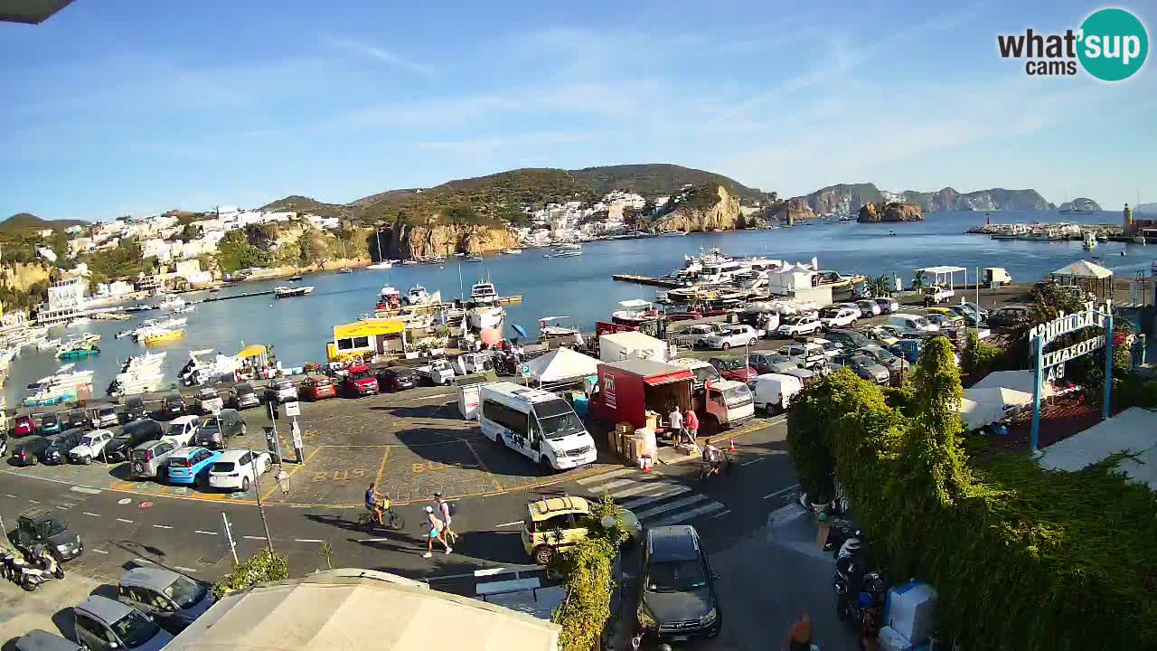 Webcam du port de Ponza – Île de Ponza