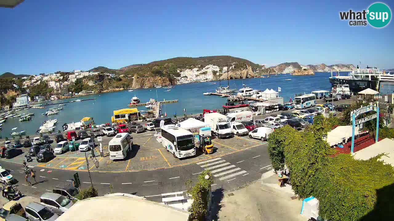 Ponza port webcam – Island of Ponza