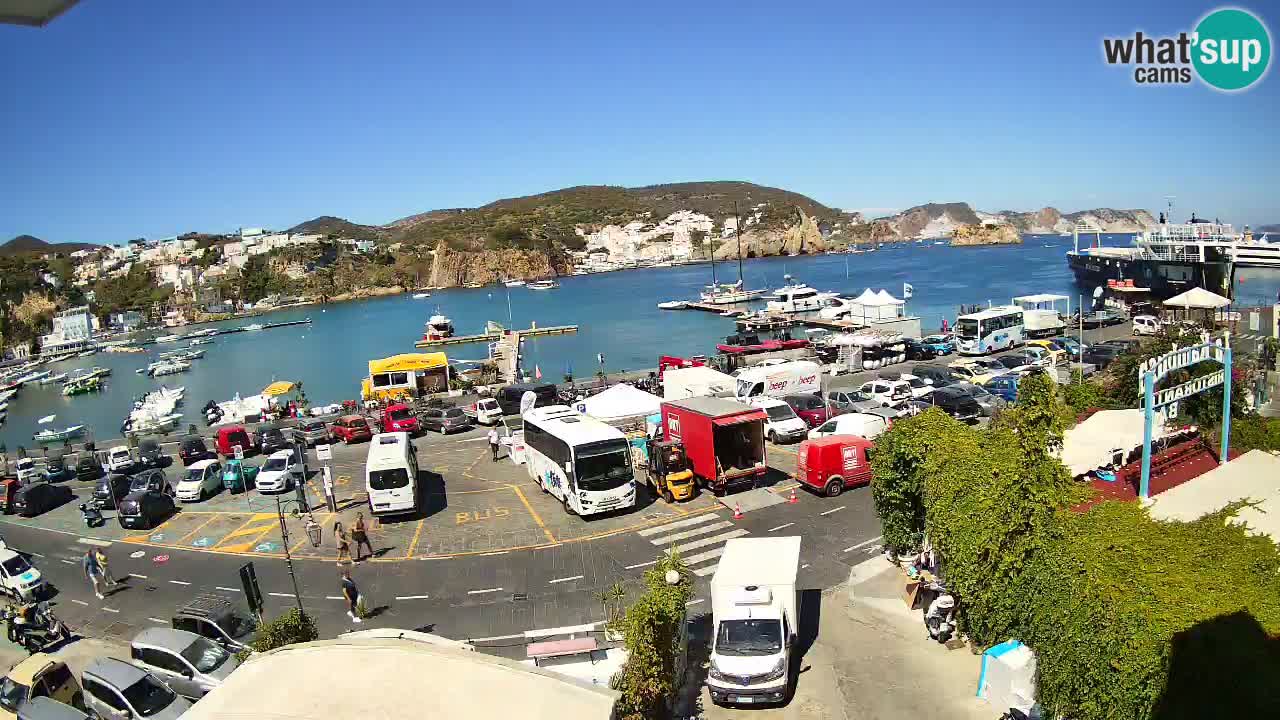 Webcam du port de Ponza – Île de Ponza