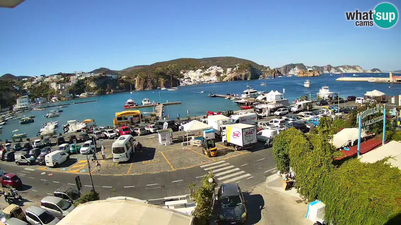 Webcam du port de Ponza – Île de Ponza