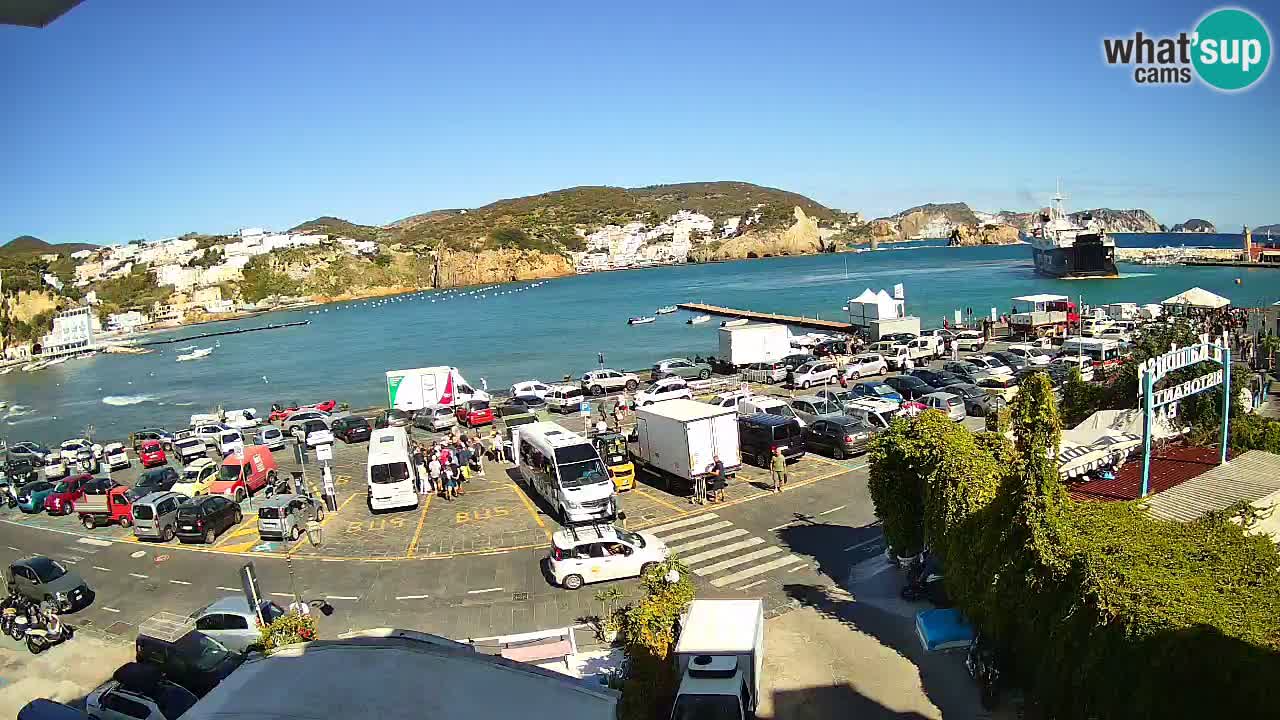 Insel Ponza Hafen webcam – Italien