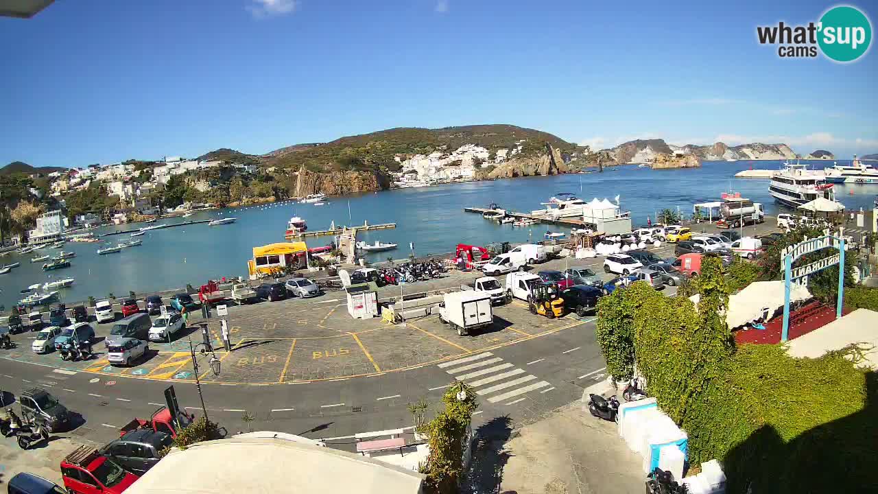 Webcam du port de Ponza – Île de Ponza